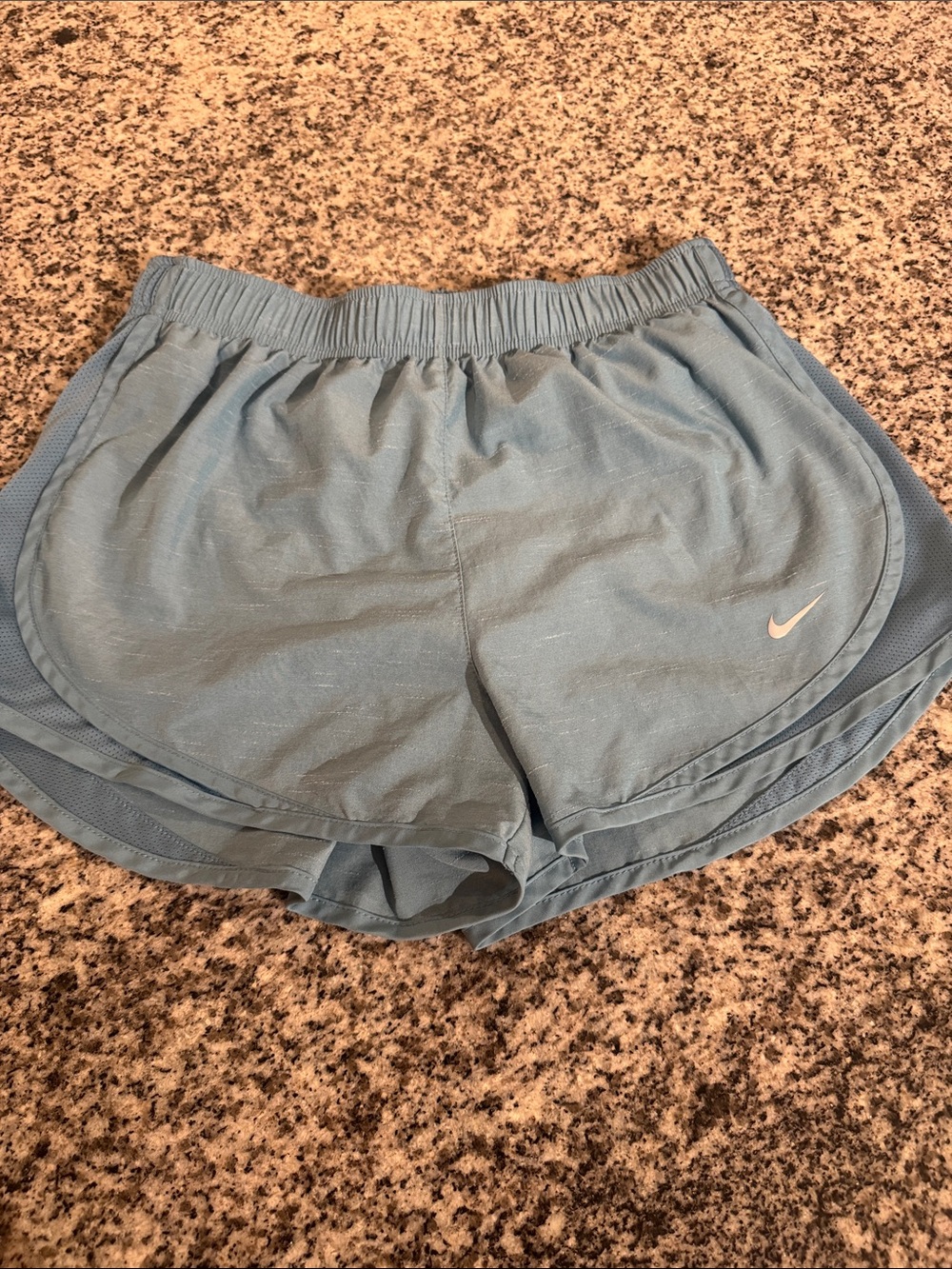 Nike Women's Sky Blue Athletic Running Shorts